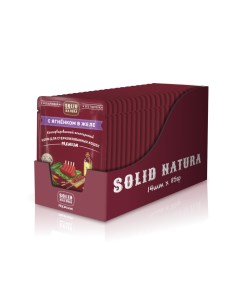 Влажный корм для кошек Premium ягненок для стерилизованных 14шт по 85г Solid natura