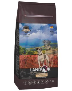 Сухой корм для собак Adult Grain Free беззерновой ягненок и батат 15кг Landor