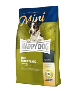Сухой корм для собак Supreme Mini Neuseeland для мелких пород ягненок рис 1кг Happy dog