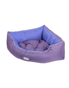 Лежанка для кошки текстиль 45x55x20см синий Prettycat