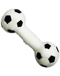 Игрушка для собак Гантель футбольная 19х6 см Уют