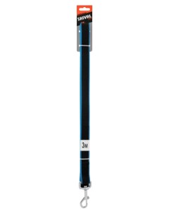Поводок для собак Premium Цветной край 2 см x 3 м синие края Saival