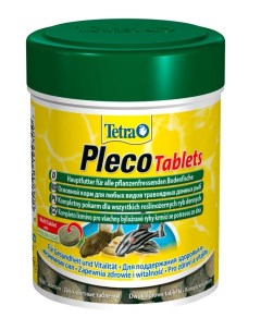 PLECO TABLETS корм таблетки для растительноядных донных рыб 120 т х 2 шт Tetra