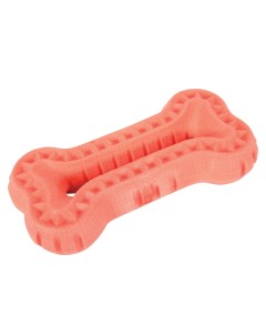 Игрушка для собак Косточка серия Мус из термопластичной резины коралловая 16 см Zolux