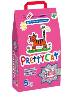 Наполнитель PRETTY CAT Euro Mix алоэ 5 кг Prettycat