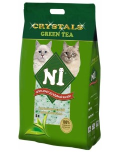 Впитывающий наполнитель CRYSTALS Green Tea силикагелевый 3 шт по 5л N1