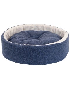 Лежанка для кошек и собак текстиль 50x50x15см синий Лента