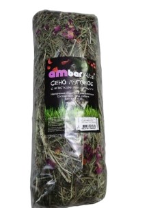 Наполнитель для грызунов Altai Сено луговое с лепестками роз и ягодами 400 гр Ambar
