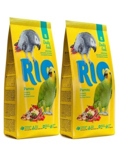 Сухой корм для крупных попугаев PARROTS 2 шт по 500 г Rio
