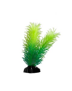 Растение искусственное аквариумное светящееся 8 см зелёное Пижон аква