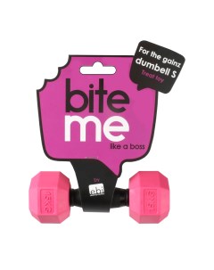 Игрушка для собак резиновая Bite me чёрно розовая 14х4 7х4 7см Ebi