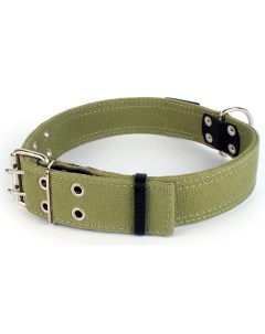 Ошейник для собак повседневный брезент зеленый обхват шеи 58 73 см Collar