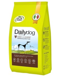 Сухой корм для собак Adult Medium Large Breed оленина и кукуруза 3кг Dailydog