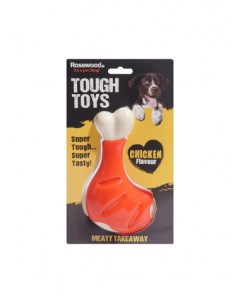 Жевательная игрушка для собак Chicken Leg с ароматом оранжевая 13 см Rosewood