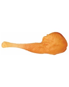 Жевательная игрушка для собак Куриная ножка оранжевая 17 см Триол