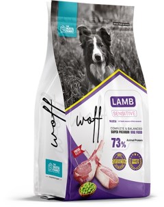 Сухой корм для собак Sensitive при чувствительном пищеварении ягненок 12кг Woff