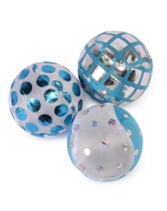 Мяч для кошек с блестками текстиль в ассортименте 4 см Nobby
