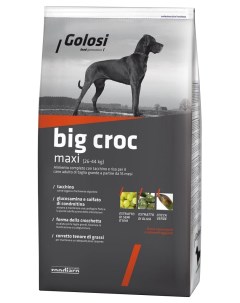Сухой корм для собак Big Croc Maxi индейка рис 12кг Golosi