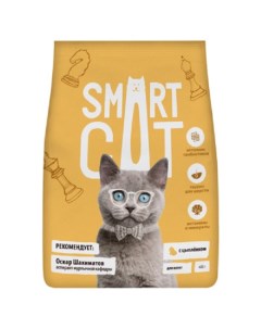Сухой корм для кошек для котят цыпленок 5кг Smart cat