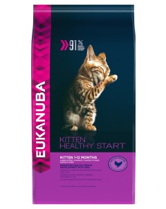 Сухой корм для котят Kitten Healthy Start птица 2 шт по 5 кг Eukanuba