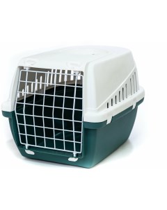 Контейнер для переноски кошек 33x49x30см зеленый Savic