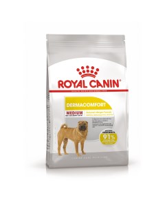 Сухой корм для собак Medium Dermacomfort с чувствительной кожей 3 кг Royal canin
