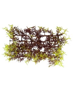 Искусственное растение для аквагрунта в виде коврика бордовое 23х12х5 см Ripoma