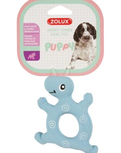 Жевательная игрушка для собак Черепашка голубой 20 см Zolux
