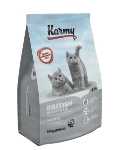 Сухой корм для котят British Shorthair Kitten британская индейка 0 4кг Karmy