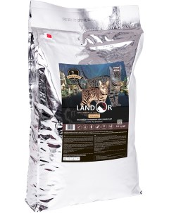 Сухой корм для кошек Sterelized Light утка 10кг Landor
