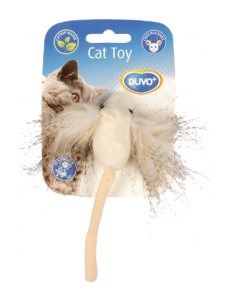 Мягкая игрушка для кошек текстиль бежевый 10 см 1 шт Duvo+