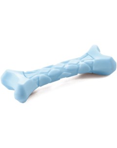 Жевательная игрушка для щенков Косточка из резины голубая 10 5 см Триол