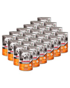 Консервы для собак Professional с кусочками ягненка и рисом 24 шт по 405 г Morando
