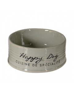 Одинарная миска для собак Happy Dog керамика серый 0 52 л Duvo+