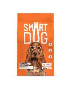 Сухой корм для собак индейка 3кг Smart dog