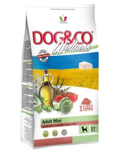 Сухой корм для собак Adult Mini баранина рис 7 2кг Wellness dog&co