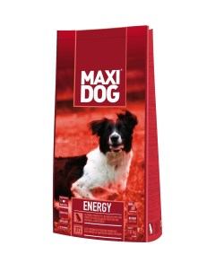 Сухой корм для собак Energy для активных с мясом курицы 18кг Maxi dog