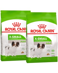 Сухой корм для взрослых собак маленьких пород X Small Adult 1 кг Royal canin