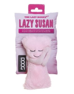 Мягкая игрушка для собак Спящая Сюзи розовая 20 см Doog