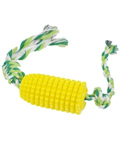 Игрушка для чистки зубов для собак с веревками цвет желтый 11х5 6 см Pets & friends