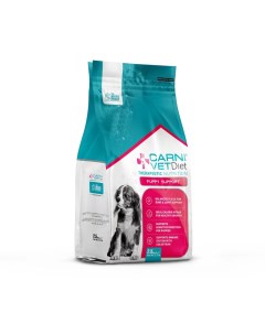 Сухой корм для щенков CARNI Vet Diet Puppy Support при проблемах ЖКТ с птицей 2 5 кг Carni life