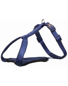 Шлейка для собак Premium Y harness S нейлон пластик синий 42 50 см 15 мм Trixie