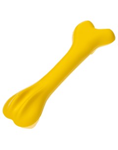 Игрушка для собак резиновая Кость Бадди жёлтая 20см Duvo+