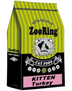 Cухой корм для котят Kitten индейка 1 5 кг Zooring