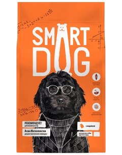Сухой корм для собак с индейкой для крупных пород 3 кг Smart dog