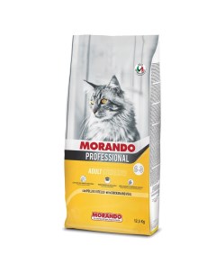 Сухой корм для кошек Professional Sterilized с курицей и телятиной 12 5кг Morando