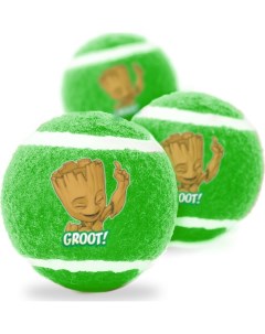 Апорт для собак Теннисный мяч Грут зеленый 7 см 3 шт Buckle-down