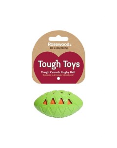 Жевательная игрушка для собак Tough Toys Rugby Ball зеленый 18 см Rosewood