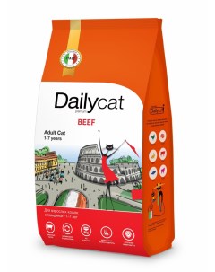 Сухой корм для кошек Casual Line Adult с говядиной 1 5 кг Dailycat