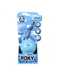 Интерактивная игрушка для кошек Foxy голубая 25х13х8см Ebi